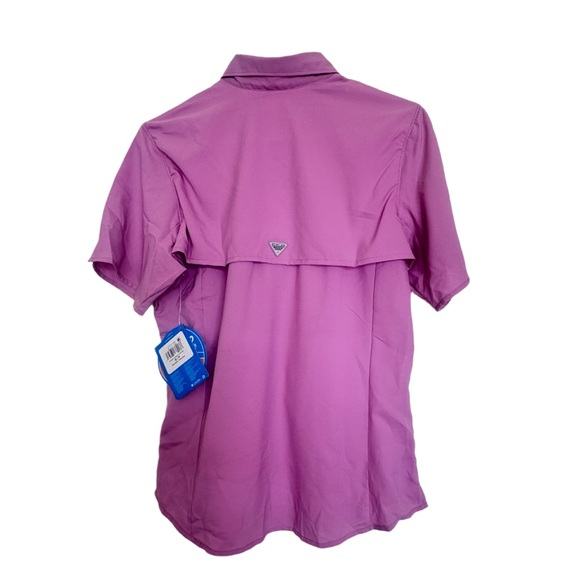 NWT Columbia Women’s Tamiami II Short Sleeve Shirt – Minuet (Pink), Size Small - Picture 9 of 11